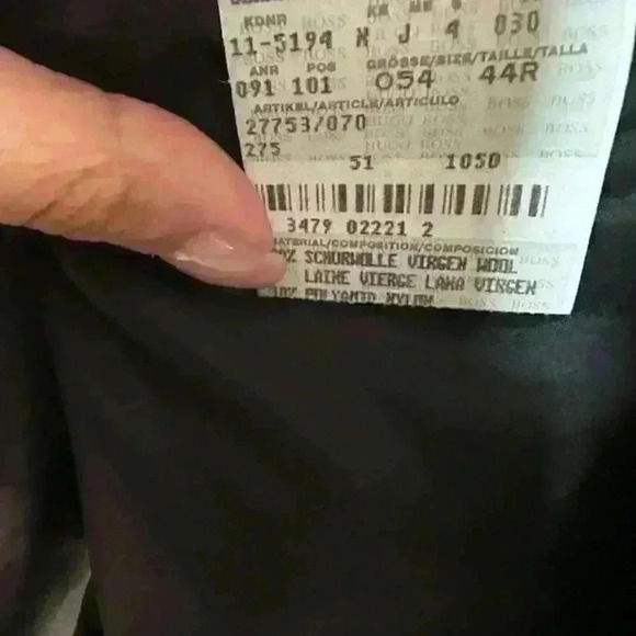 Boss Hugo Boss Mens Da Vinci Three Button Blazer - Picture 4 of 4